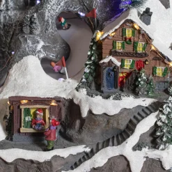 Village de Noël lumineux Joie d'hiver