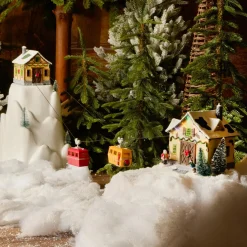 Village de Noël lumineux, musical et animé Télépherique