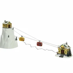 Village de Noël lumineux, musical et animé Télépherique