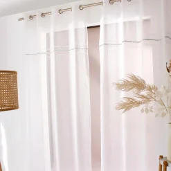 Voilage (140 x 240 cm) Alicia Gris foncé