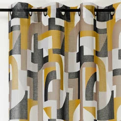 Voilage (145 x 280 cm) Antik Jaune moutarde