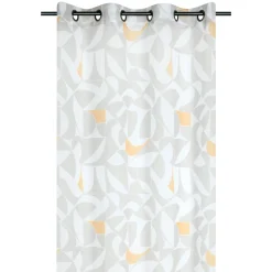 Voilage (140 x 260 cm) Blokken Ecru