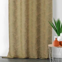 Voilage (140 x 275 cm) Cycas Vert kaki