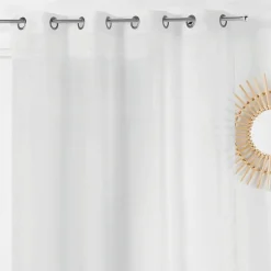 Voilage (145 x 280 cm) Givrée Blanc