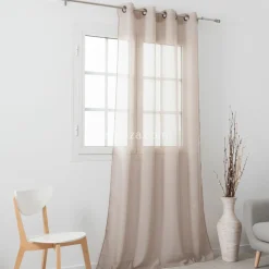 Voilage (145 x 240 cm) Givrée Sable