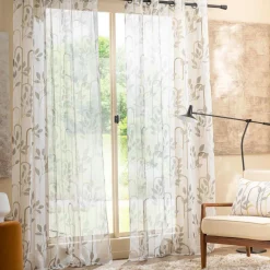 Voilage (140 x 280 cm) Roseris Gris