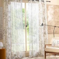 Voilage (140 x 240 cm) Roseris Gris