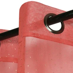 Voilage (135 x 260 cm) Stacy Rouge marsala