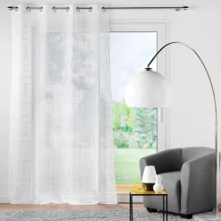 Voilage brodé œillets (140 x 240 cm) Odessa Or