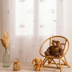 Voilage enfant (140 x 240 cm) Nuage Blanc