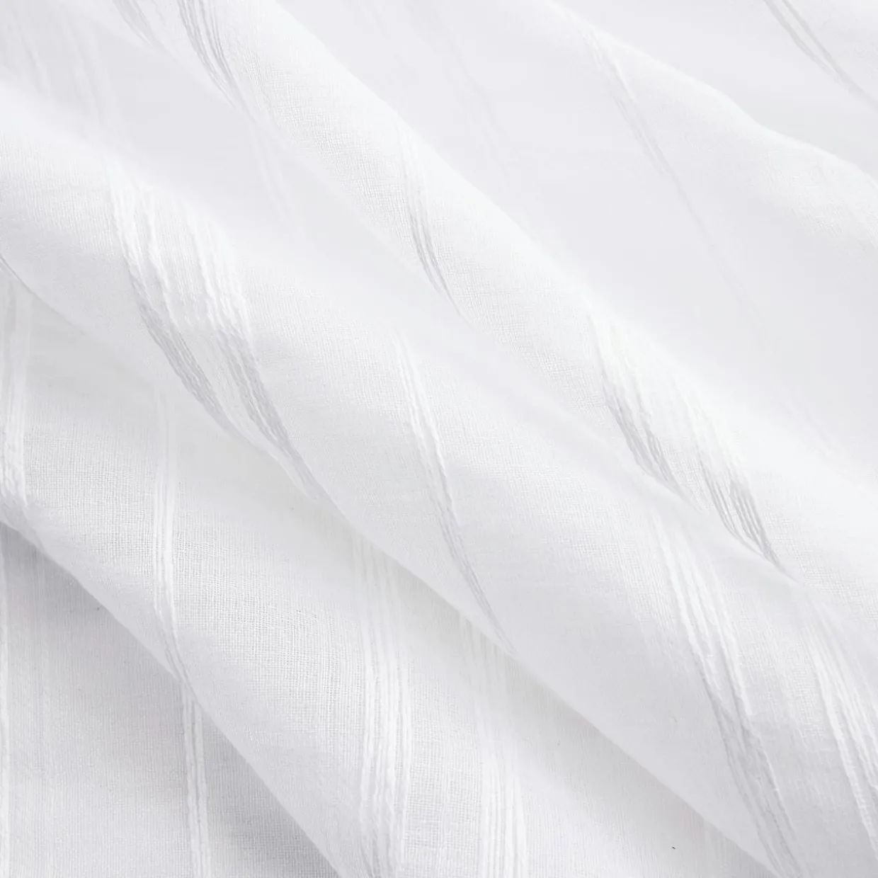 Voilage galon fronceur (280 x 240 cm) Théo Blanc