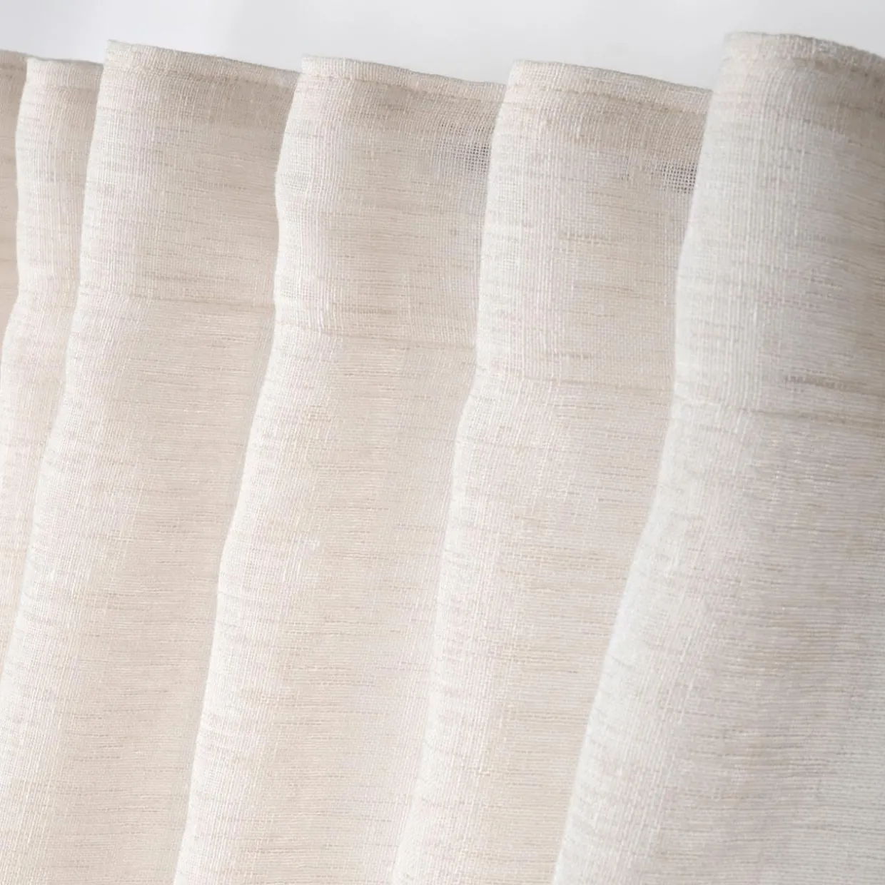 Voilage galon fronceur (140 x 260 cm) Madrid Ecru