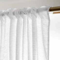 Voilage galon fronceur (280 x 240 cm) Maël Blanc