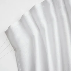 Voilage galon fronceur effet lin (280 x 240 cm) Robin Blanc