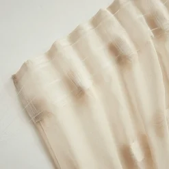 Voilage galon fronceur pompons (280 x 240 cm) Suzie Beige