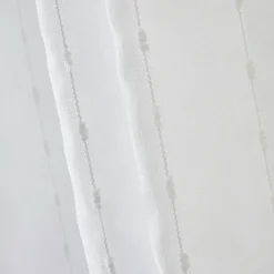 Voilage galon fronceur pompons (280 x 240 cm) Axel Blanc