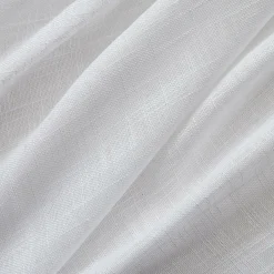 Voilage grande largeur effet lin (400 x 240 cm) Robin Blanc