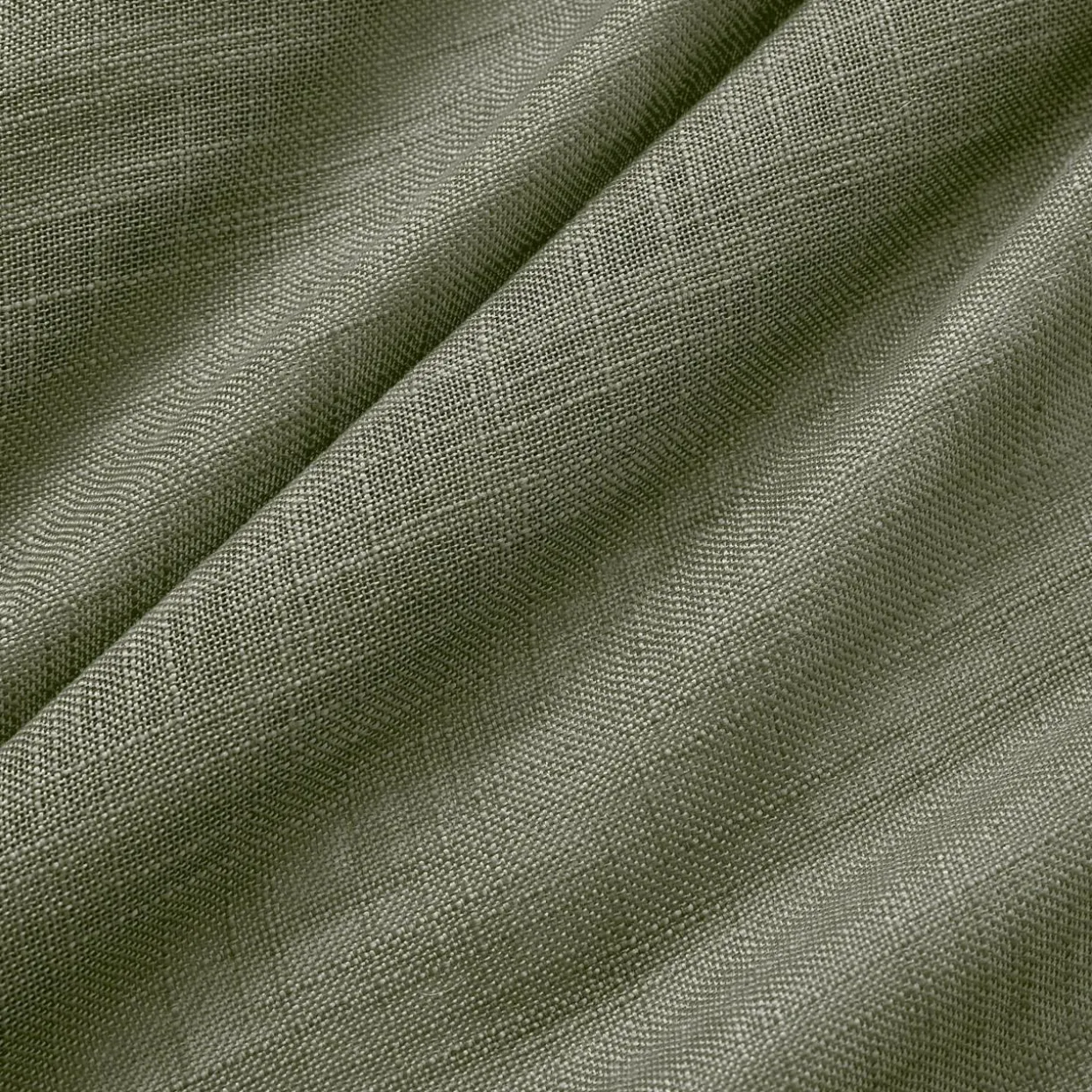 Voilage grande largeur effet lin(400 x 240 cm) Robin Vert Romarin