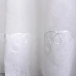 Voilage grande largeur œillets (240 x 240 cm) Solis Blanc