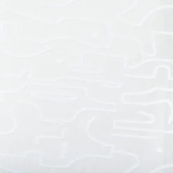 Voilage œillets (140 x 240 cm) Abstrait Blanc