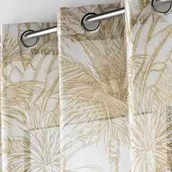 Voilage œillets (140 x 240 cm) Dune Beige