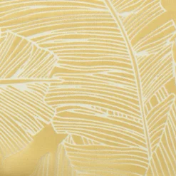 Voilage œillets (140 x 240 cm) Feuille Jaune ocre