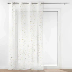 Voilage œillets (140 x 240 cm) Floressia Or