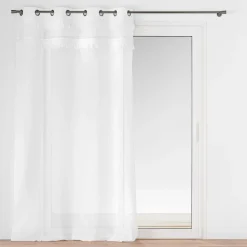 Voilage œillets (140 x 240 cm) Frangina Blanc
