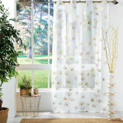 Voilage œillets (140 x 240 cm) Ginkgold Or