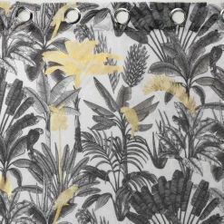 Voilage œillets (140 x 240 cm) Karaba Noir