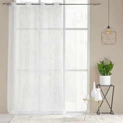 Voilage œillets (140 x 240 cm) Louxor Blanc