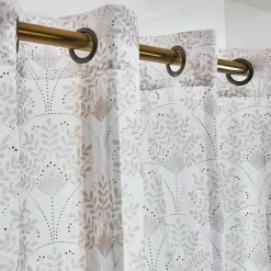 Voilage œillets (140 x 240 cm) Majestia Blanc