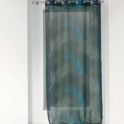 Voilage œillets (140 x 240 cm) Malyssa Bleu