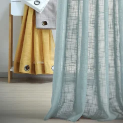 Voilage œillets (135 x 260 cm) Ontario Vert menthe