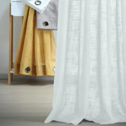 Voilage œillets (135 x 260 cm) Ontario Blanc