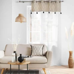 Voilage œillets (140 x 240 cm) Oricia Ecru