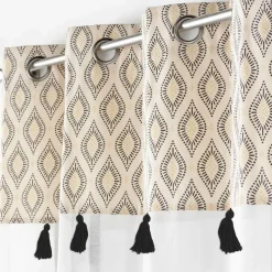 Voilage œillets (140 x 240 cm) Oricia Ecru