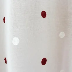 Voilage œillets (140 x 240 cm) Pointia Bordeaux