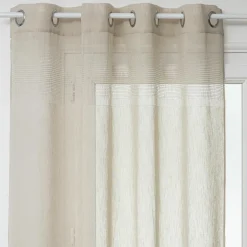 Voilage œillets (140 x 240 cm) Sab Beige
