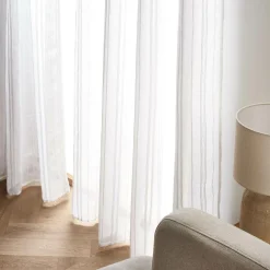 Voilage œillets (180 x 240 cm) Théo Blanc