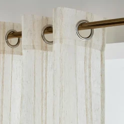 Voilage œillets (140 x 280 cm) Théo Beige