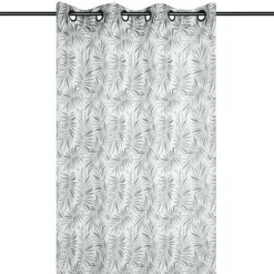 Voilage œillets (140 x 260 cm) Ziana Noir