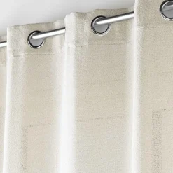 Voilage œillets effet lainage (140 x 280 cm) Loulaine Beige