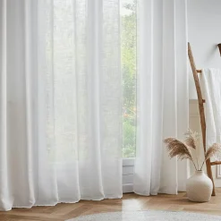 Voilage œillets effet lin (180 x 240 cm) Robin Blanc