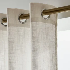 Voilage œillets effet lin (140 x 280 cm) Robin Beige