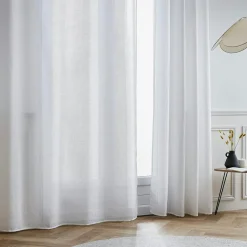 Voilage œillets effet lin (180 x 240 cm) Luca Blanc