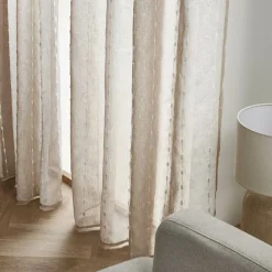 Voilage œillets pompons (140 x 240 cm) Axel Beige