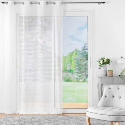 Voilage maille (140 x 240 cm) Naomie Blanc