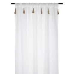 Voilage passe-tringle (140 x 260 cm) Ibiza Ecru