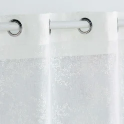 Voilage tissé (140 x 280 cm) Karla Blanc